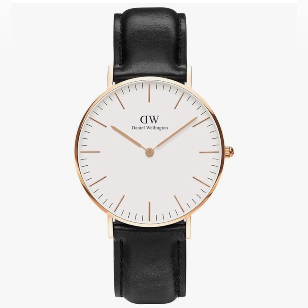 Classic Black and Gold Watch Used like New - Picture 2 of 5